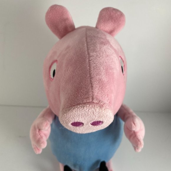 Talking Peppa Pig Brother George Plush 2003 Tickle N Giggle 10 Inch Works VTG - Picture 7 of 7
